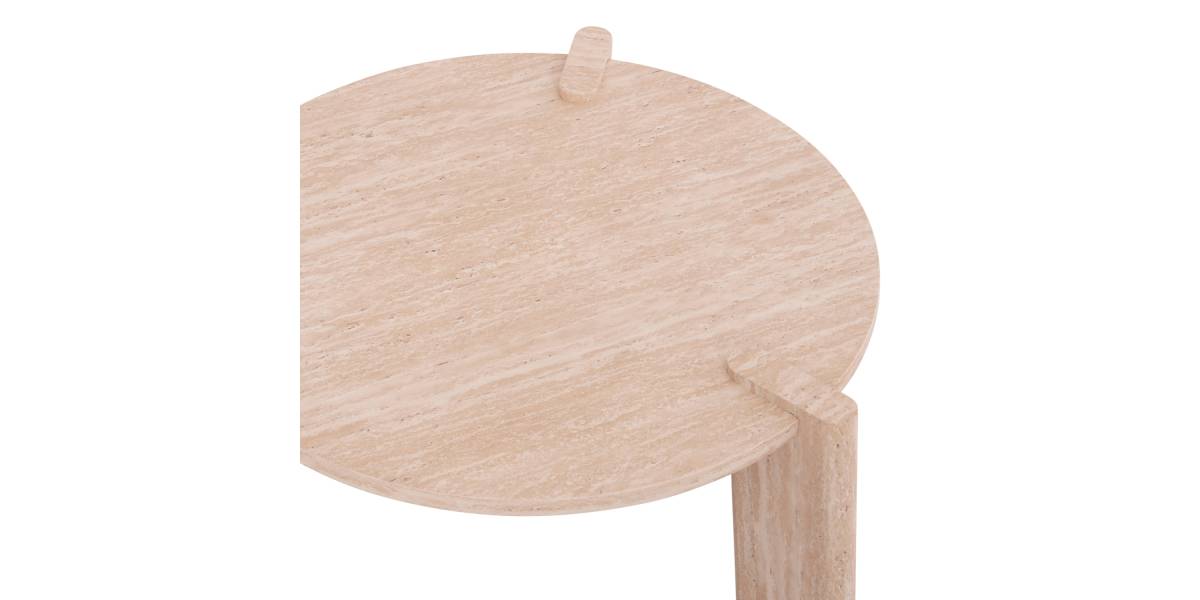 ΣΕΤ 2ΤΜΧ ΤΡΑΠΕΖΙΑ ΣΑΛΟΝΙΟΥ EQUIL HM9943.01 MDF ΜΕ ΜΕΛΑΜΙΝΗ-ΦΥΣΙΚΟ 66x66εκ + 87x87εκ