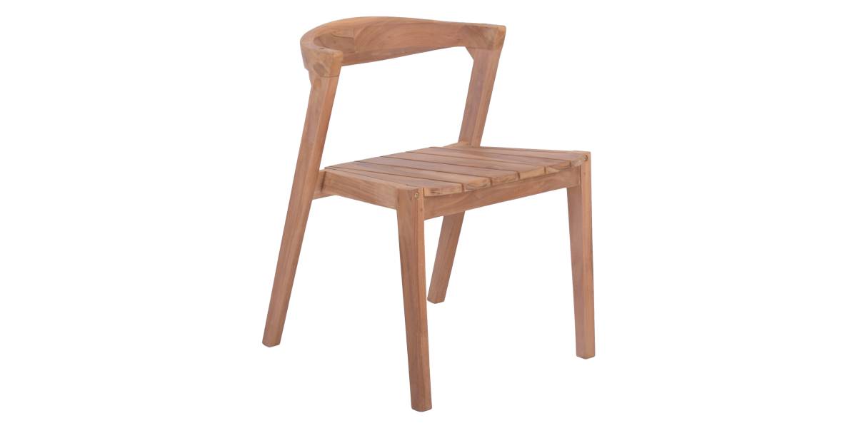 ΚΑΡΕΚΛΑ ΕΞΩΤΕΡΙΚΟΥ ΧΩΡΟΥ ORLEAN HM18130 ΞΥΛΟ TEAK-ΦΥΣΙΚΟ ΧΡΩΜΑ 49.5x58x70Υεκ.