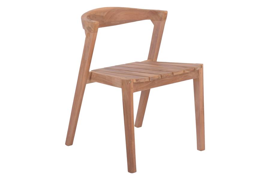 ΚΑΡΕΚΛΑ ΕΞΩΤΕΡΙΚΟΥ ΧΩΡΟΥ ORLEAN HM18130 ΞΥΛΟ TEAK-ΦΥΣΙΚΟ ΧΡΩΜΑ 49.5x58x70Υεκ.