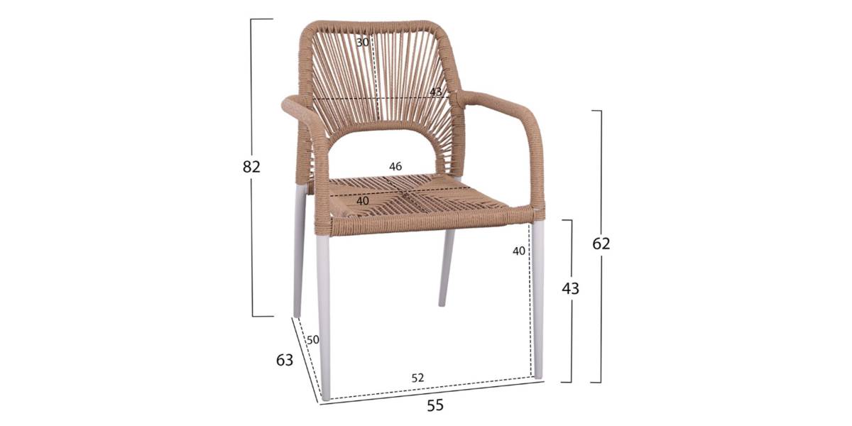 ΣΕΤ ΤΡΑΠΕΖΑΡΙΑΣ ΕΞΩΤ.ΧΩΡΟΥ 6TMX TAWNEE HM21108-ΤΡΑΠΕΖΙ-ΠΑΓΚΑΚΙ-ΠΟΛΥΘΡΟΝΕΣ & ΚΑΡΕΚΛΕΣ