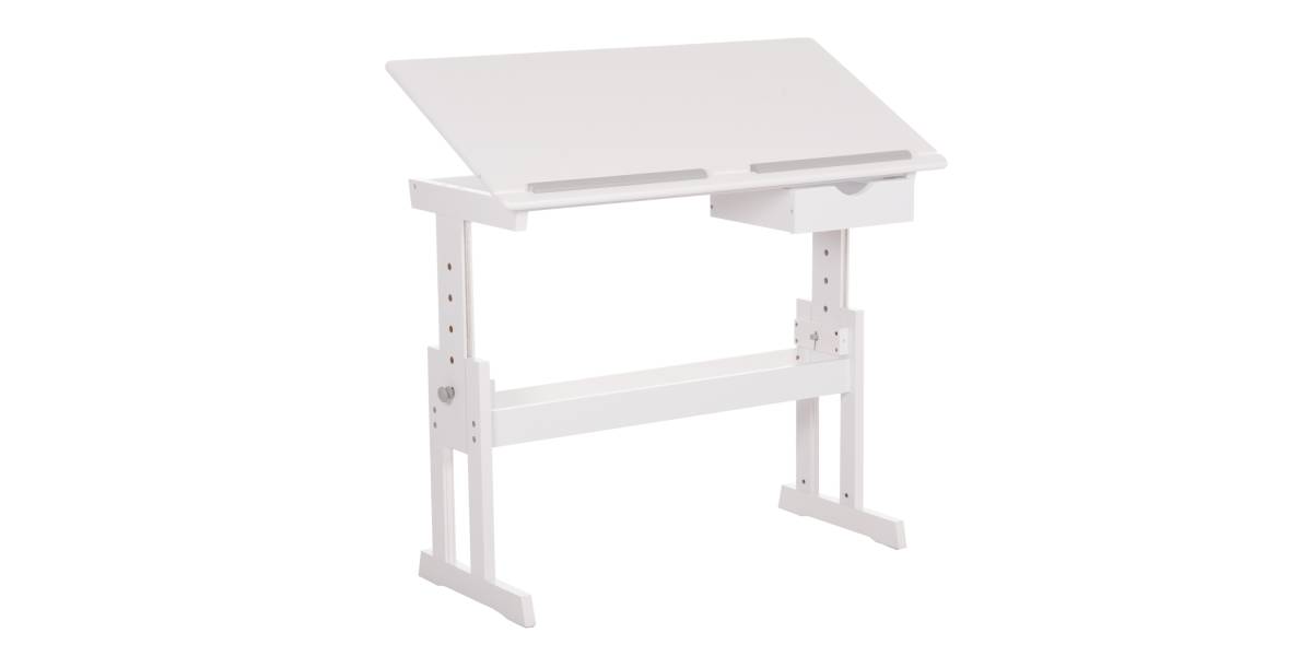ΓΡΑΦΕΙΟ/ΣΧΕΔΙΑΣΤΗΡΙΟ ASCENT HM18289 MDF ΣΕ ΛΕΥΚΟ 109x55x87,5Υεκ