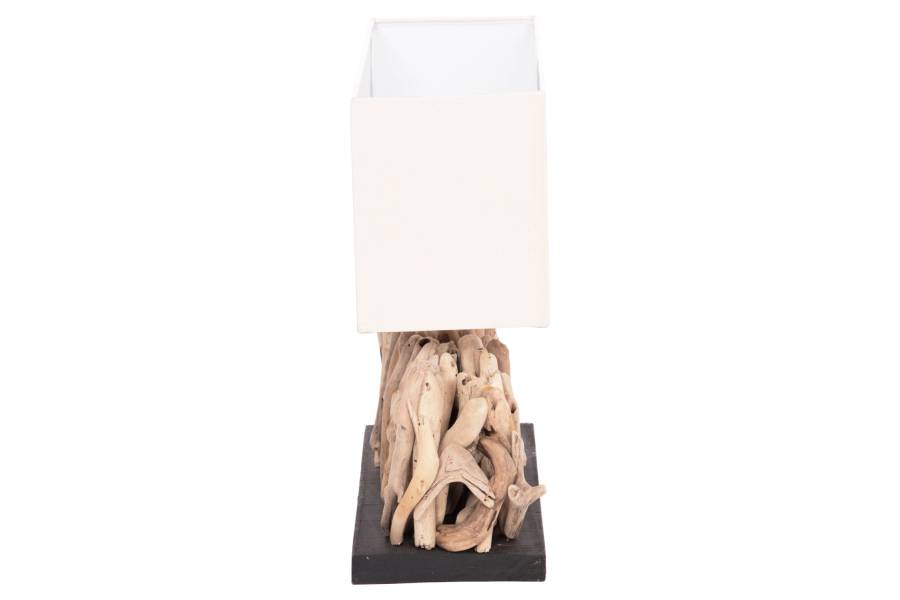 ΕΠΙΤΡΑΠΕΖΙΟ ΟΡΘΟΓΩΝΙΟ ΦΩΤΙΣΤΙΚΟ TWIGGY HM4434 DRIFTWOOD & ΛΕΥΚΟ ΚΑΠΕΛΟ 56x16.5x43Υεκ.