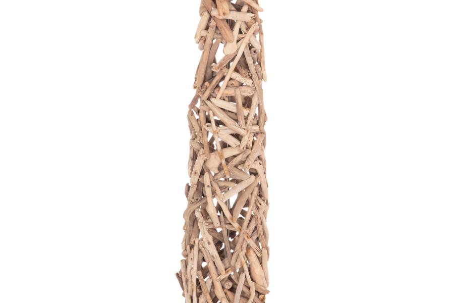 ΔΙΑΚΟΣΜΗΤΙΚΟ ΦΩΤΙΣΤΙΚΟ ΔΑΠΕΔΟΥ ALTAR HM4429 DRIFTWOOD--ΛΕΥΚΟ PVC Φ45x153Υεκ.