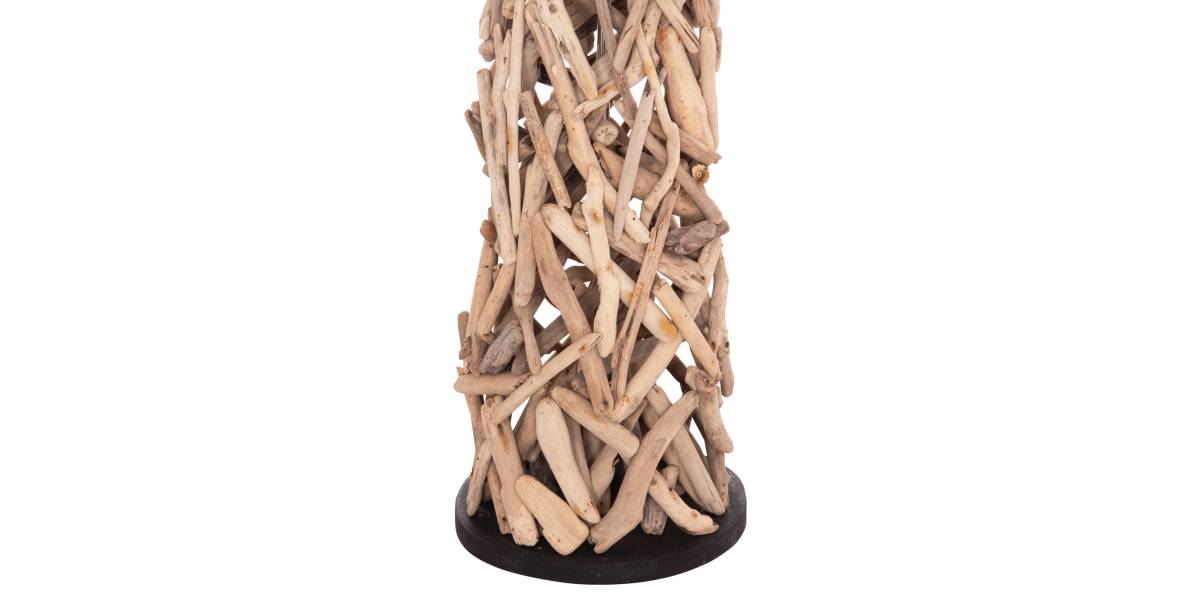 ΔΙΑΚΟΣΜΗΤΙΚΟ ΦΩΤΙΣΤΙΚΟ ΔΑΠΕΔΟΥ ALTAR HM4429 DRIFTWOOD--ΛΕΥΚΟ PVC Φ45x153Υεκ.