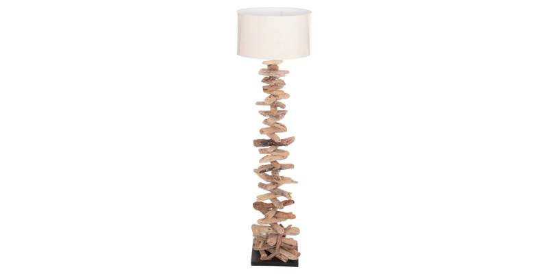 ΔΙΑΚΟΣΜΗΤΙΚΟ ΦΩΤΙΣΤΙΚΟ ΔΑΠΕΔΟΥ ALTAR HM4430 DRIFTWOOD--ΛΕΥΚΟ PVC Φ45x155Υεκ.