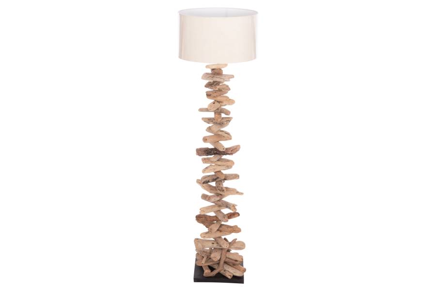 ΔΙΑΚΟΣΜΗΤΙΚΟ ΦΩΤΙΣΤΙΚΟ ΔΑΠΕΔΟΥ ALTAR HM4430 DRIFTWOOD--ΛΕΥΚΟ PVC Φ45x155Υεκ.