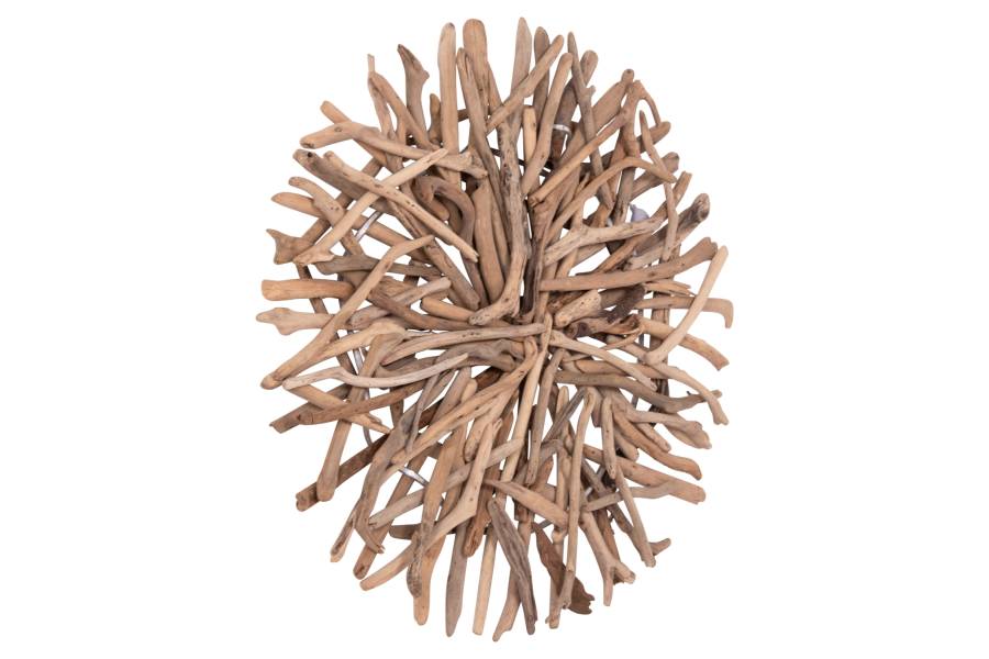 ΦΩΤΙΖΟΜΕΝΟ ΔΙΑΚΟΣΜΗΤΙΚΟ ΤΟΙΧΟΥ DREAMER HM4422 DRIFTWOOD ΜΕ ΤΑΙΝΙΑ LED Φ90x7(πάχος)εκ