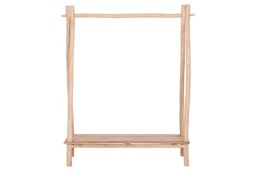 ΕΠΙΠΛΟ ΕΙΣΟΔΟΥ PERL HM9911 ΚΛΑΔΙΑ ΞΥΛΟΥ TEAK-ΦΥΣΙΚΟ 130,5x53x130Υεκ.