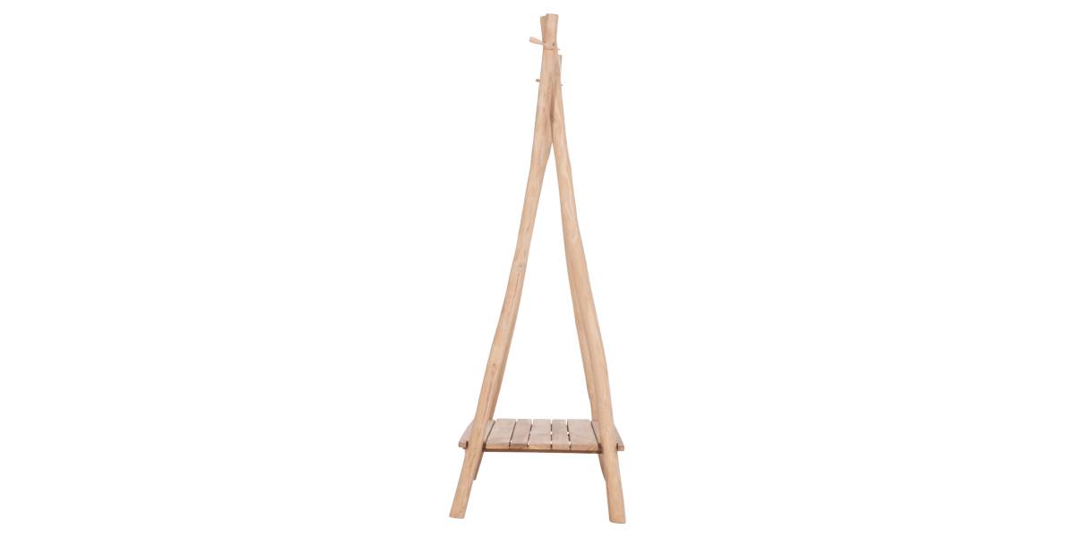 ΕΠΙΠΛΟ ΕΙΣΟΔΟΥ PERL HM9911 ΚΛΑΔΙΑ ΞΥΛΟΥ TEAK-ΦΥΣΙΚΟ 130,5x53x130Υεκ.