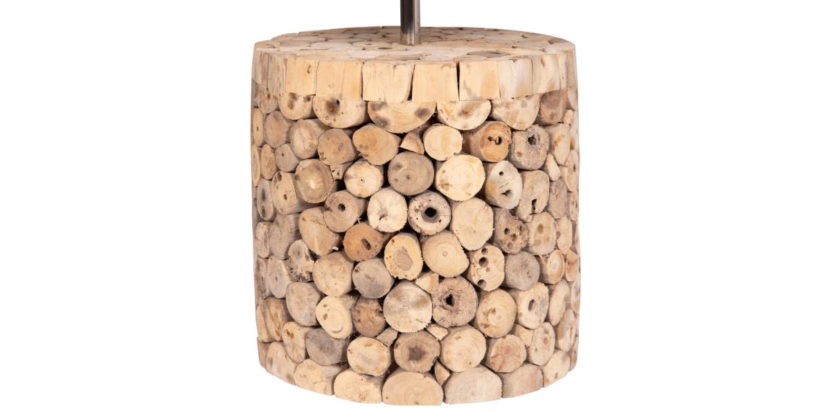 ΕΠΙΤΡΑΠΕΖΙΟ ΚΥΛΙΝΔΡΙΚΟ ΦΩΤΙΣΤΙΚΟ TWIGGY HM4427 DRIFTWOOD & ΜΠΕΖ ΚΑΠΕΛΟ Φ24.5x45Υεκ.