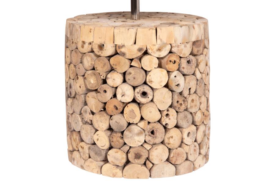 ΕΠΙΤΡΑΠΕΖΙΟ ΚΥΛΙΝΔΡΙΚΟ ΦΩΤΙΣΤΙΚΟ TWIGGY HM4427 DRIFTWOOD & ΜΠΕΖ ΚΑΠΕΛΟ Φ24.5x45Υεκ.