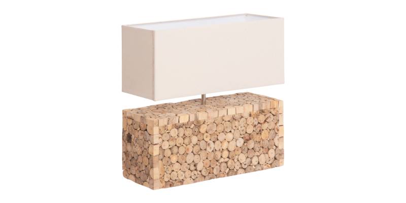 ΕΠΙΤΡΑΠΕΖΙΟ ΦΩΤΙΣΤΙΚΟ TWIGGY HM4437 DRIFTWOOD & ΛΕΥΚΟ ΚΑΠΕΛΟ 50.5x16x45.5Υεκ.