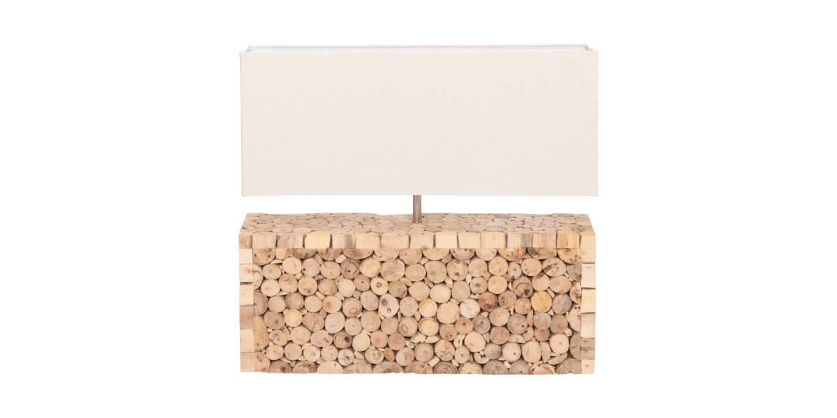 ΕΠΙΤΡΑΠΕΖΙΟ ΦΩΤΙΣΤΙΚΟ TWIGGY HM4437 DRIFTWOOD & ΛΕΥΚΟ ΚΑΠΕΛΟ 50.5x16x45.5Υεκ.