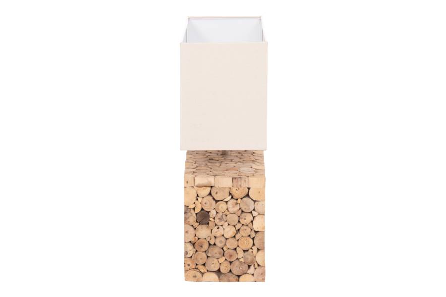 ΕΠΙΤΡΑΠΕΖΙΟ ΦΩΤΙΣΤΙΚΟ TWIGGY HM4437 DRIFTWOOD & ΛΕΥΚΟ ΚΑΠΕΛΟ 50.5x16x45.5Υεκ.