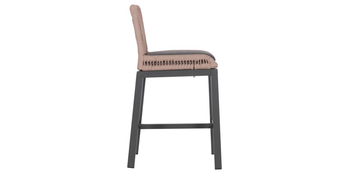 ΣΚΑΜΠΟ ΜΠΑΡ ΜΕΣ.ΥΨΟΥΣ HOWARD HM5791.21 ΑΝΘΡΑΚΙ ΑΛΟΥΜΙΝΙΟ--ΜΠΕΖ ΣΧΟΙΝΙ 47,5x55x94,5Υεκ
