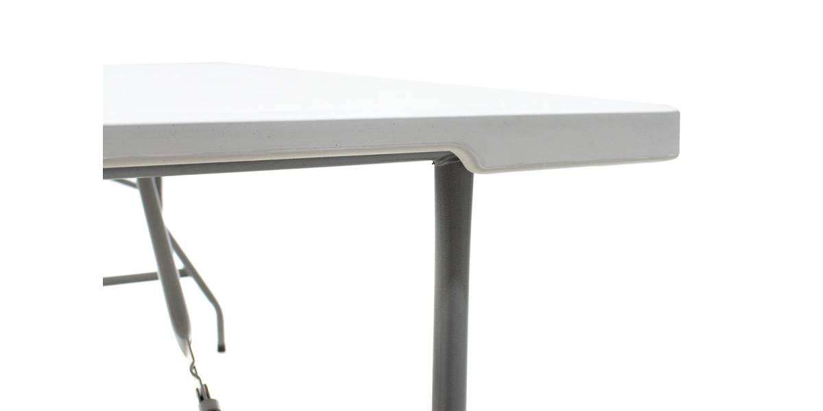 Τραπέζι catering Rodeo pakoworld πτυσσόμενο-βαλίτσα λευκό 183x76x74εκ