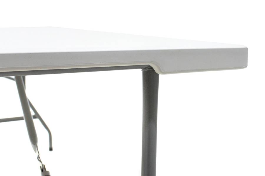 Τραπέζι catering Rodeo pakoworld πτυσσόμενο-βαλίτσα λευκό 183x76x74εκ