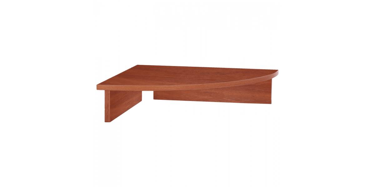 ΒΑΣΗ ΟΘΟΝΗΣ DEVON ΓΡΑΦΕΙΟΥ ΤΡΙΓΩΝΗ APPLE WOOD HM2451.04 50x50x11.6Υεκ.