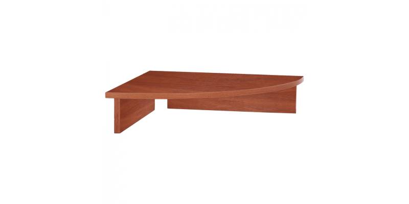 ΒΑΣΗ ΟΘΟΝΗΣ DEVON ΓΡΑΦΕΙΟΥ ΤΡΙΓΩΝΗ APPLE WOOD HM2451.04 50x50x11.6Υεκ.