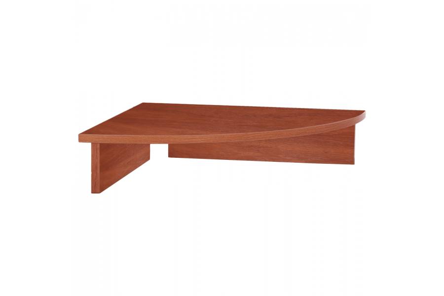 ΒΑΣΗ ΟΘΟΝΗΣ DEVON ΓΡΑΦΕΙΟΥ ΤΡΙΓΩΝΗ APPLE WOOD HM2451.04 50x50x11.6Υεκ.