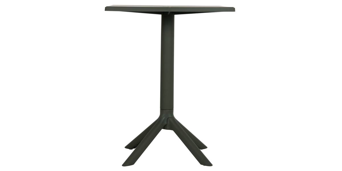 ΤΡΑΠΕΖΙ ΠΟΛΥΠΡΟΠΥΛΕΝΙΟΥ ΤΕΤΡΑΓΩΝΟ TERRIN HM6125.15 DARK OLIVE 60x60x75Υεκ.