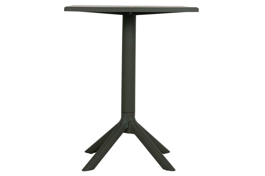 ΤΡΑΠΕΖΙ ΠΟΛΥΠΡΟΠΥΛΕΝΙΟΥ ΤΕΤΡΑΓΩΝΟ TERRIN HM6125.15 DARK OLIVE 60x60x75Υεκ.