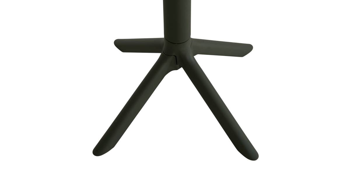 ΤΡΑΠΕΖΙ ΠΟΛΥΠΡΟΠΥΛΕΝΙΟΥ ΤΕΤΡΑΓΩΝΟ TERRIN HM6125.15 DARK OLIVE 60x60x75Υεκ.