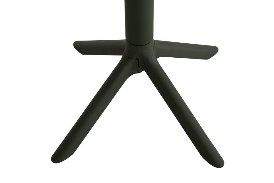 ΤΡΑΠΕΖΙ ΠΟΛΥΠΡΟΠΥΛΕΝΙΟΥ ΤΕΤΡΑΓΩΝΟ TERRIN HM6125.15 DARK OLIVE 60x60x75Υεκ.