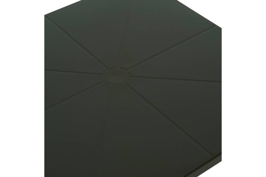 ΤΡΑΠΕΖΙ ΠΟΛΥΠΡΟΠΥΛΕΝΙΟΥ ΤΕΤΡΑΓΩΝΟ TERRIN HM6125.15 DARK OLIVE 60x60x75Υεκ.
