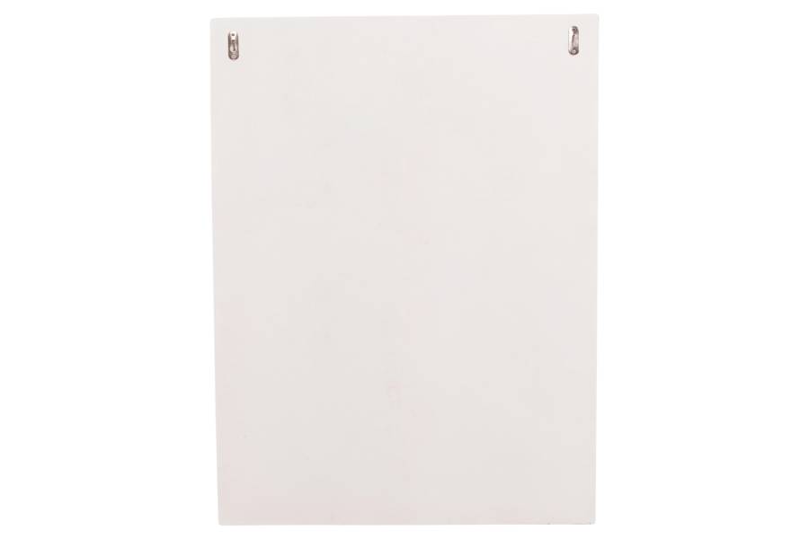 ΠΙΝΑΚΑΣ ΟΡΘΟΓΩΝΙΟΣ ΣΕΙΡΑ SANTORINI HM4518 MDF ΣΕ ΥΠΟΛΕΥΚΟ ΧΡΩΜΑ 60x4(πάχος)x80Υεκ.