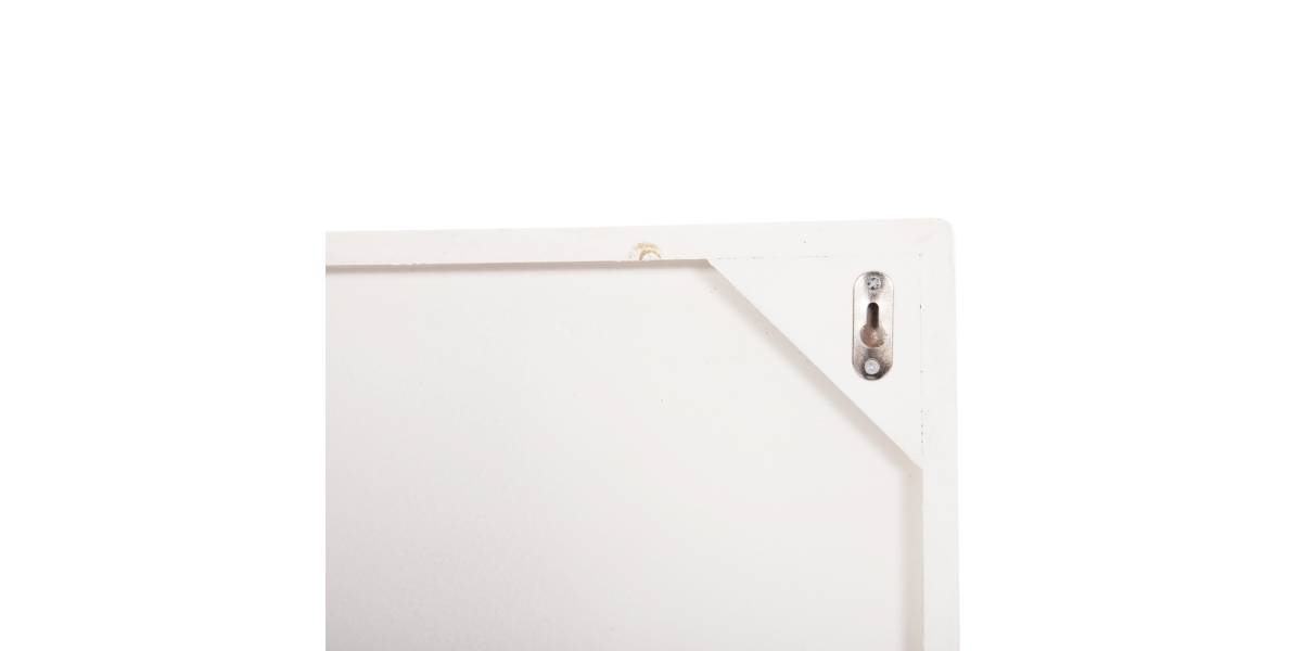 ΠΙΝΑΚΑΣ ΤΕΤΡΑΓΩΝΟΣ ΣΕΙΡΑ SANTORINI HM4519 MDF ΣΕ ΥΠΟΛΕΥΚΟ-ΚΑΦΕ ΧΡΩΜΑ 80x4(πάχος)x80Υεκ.
