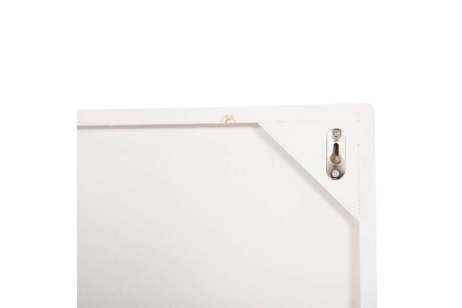 ΠΙΝΑΚΑΣ ΤΕΤΡΑΓΩΝΟΣ ΣΕΙΡΑ SANTORINI HM4519 MDF ΣΕ ΥΠΟΛΕΥΚΟ-ΚΑΦΕ ΧΡΩΜΑ 80x4(πάχος)x80Υεκ.