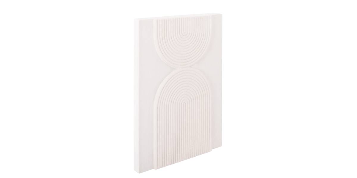 ΠΙΝΑΚΑΣ ΟΡΘΟΓΩΝΙΟΣ ΣΕΙΡΑ SANTORINI HM4523 MDF ΣΕ ΥΠΟΛΕΥΚΟ ΧΡΩΜΑ 60x4(πάχος)x80Υεκ.