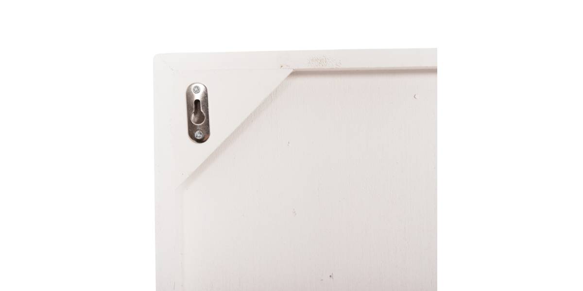 ΠΙΝΑΚΑΣ ΟΡΘΟΓΩΝΙΟΣ ΣΕΙΡΑ SANTORINI HM4523 MDF ΣΕ ΥΠΟΛΕΥΚΟ ΧΡΩΜΑ 60x4(πάχος)x80Υεκ.