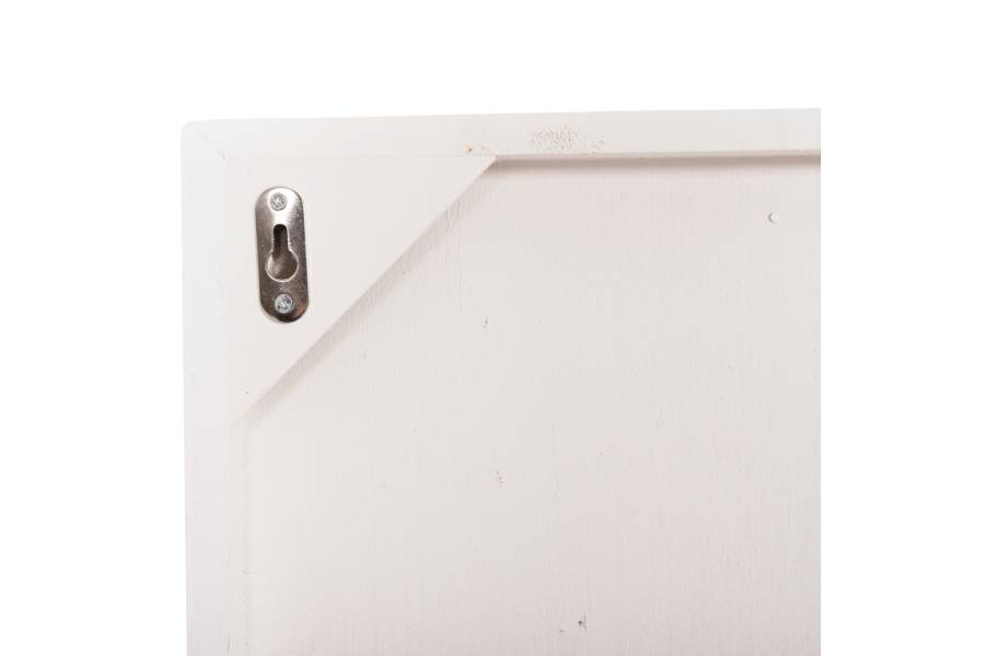 ΠΙΝΑΚΑΣ ΟΡΘΟΓΩΝΙΟΣ ΣΕΙΡΑ SANTORINI HM4523 MDF ΣΕ ΥΠΟΛΕΥΚΟ ΧΡΩΜΑ 60x4(πάχος)x80Υεκ.