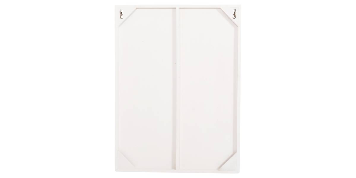 ΠΙΝΑΚΑΣ ΟΡΘΟΓΩΝΙΟΣ ΣΕΙΡΑ SANTORINI HM4523 MDF ΣΕ ΥΠΟΛΕΥΚΟ ΧΡΩΜΑ 60x4(πάχος)x80Υεκ.