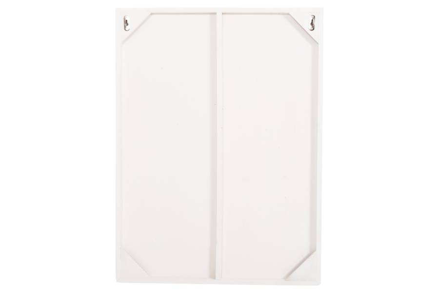 ΠΙΝΑΚΑΣ ΟΡΘΟΓΩΝΙΟΣ ΣΕΙΡΑ SANTORINI HM4523 MDF ΣΕ ΥΠΟΛΕΥΚΟ ΧΡΩΜΑ 60x4(πάχος)x80Υεκ.
