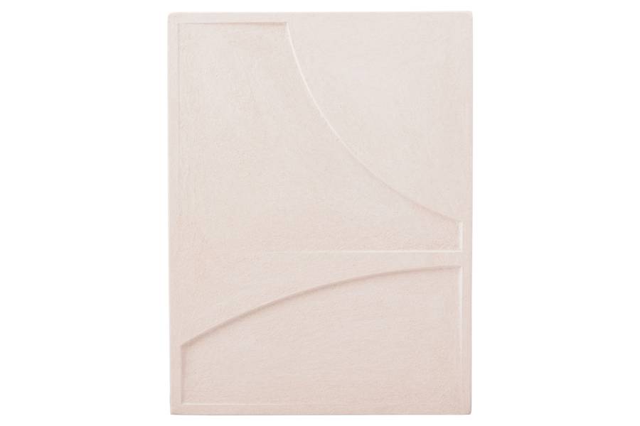 ΠΙΝΑΚΑΣ ΟΡΘΟΓΩΝΙΟΣ ΣΕΙΡΑ SANTORINI HM4509 MDF ΥΠΟΛΕΥΚΟ ΧΡΩΜΑ 60x4(πάχος)x80Υεκ.