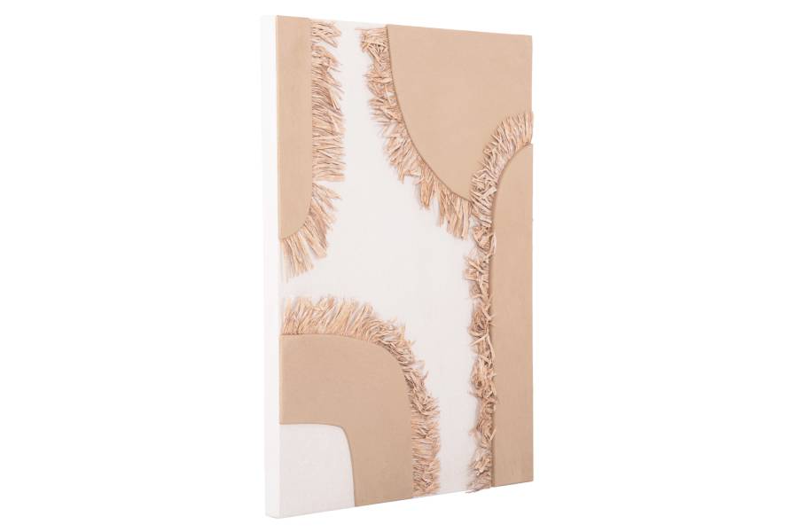 ΠΙΝΑΚΑΣ ΟΡΘΟΓΩΝΙΟΣ ΣΕΙΡΑ SANTORINI HM4533 MDF ΥΠΟΛΕΥΚΟ-ΚΑΦΕ-ΚΡΟΣΙΑ ΜΠΕΖ 60x4,5(πάχος)x80Υεκ