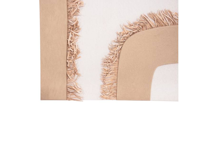 ΠΙΝΑΚΑΣ ΟΡΘΟΓΩΝΙΟΣ ΣΕΙΡΑ SANTORINI HM4533 MDF ΥΠΟΛΕΥΚΟ-ΚΑΦΕ-ΚΡΟΣΙΑ ΜΠΕΖ 60x4,5(πάχος)x80Υεκ