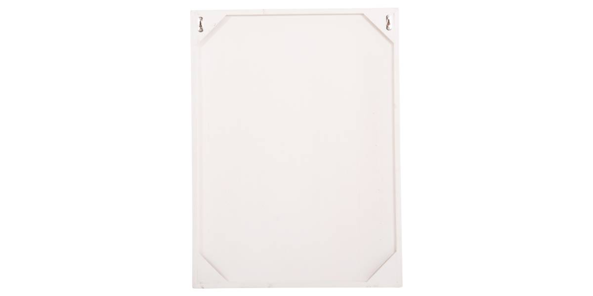 ΠΙΝΑΚΑΣ ΟΡΘΟΓΩΝΙΟΣ ΣΕΙΡΑ SANTORINI HM4533 MDF ΥΠΟΛΕΥΚΟ-ΚΑΦΕ-ΚΡΟΣΙΑ ΜΠΕΖ 60x4,5(πάχος)x80Υεκ