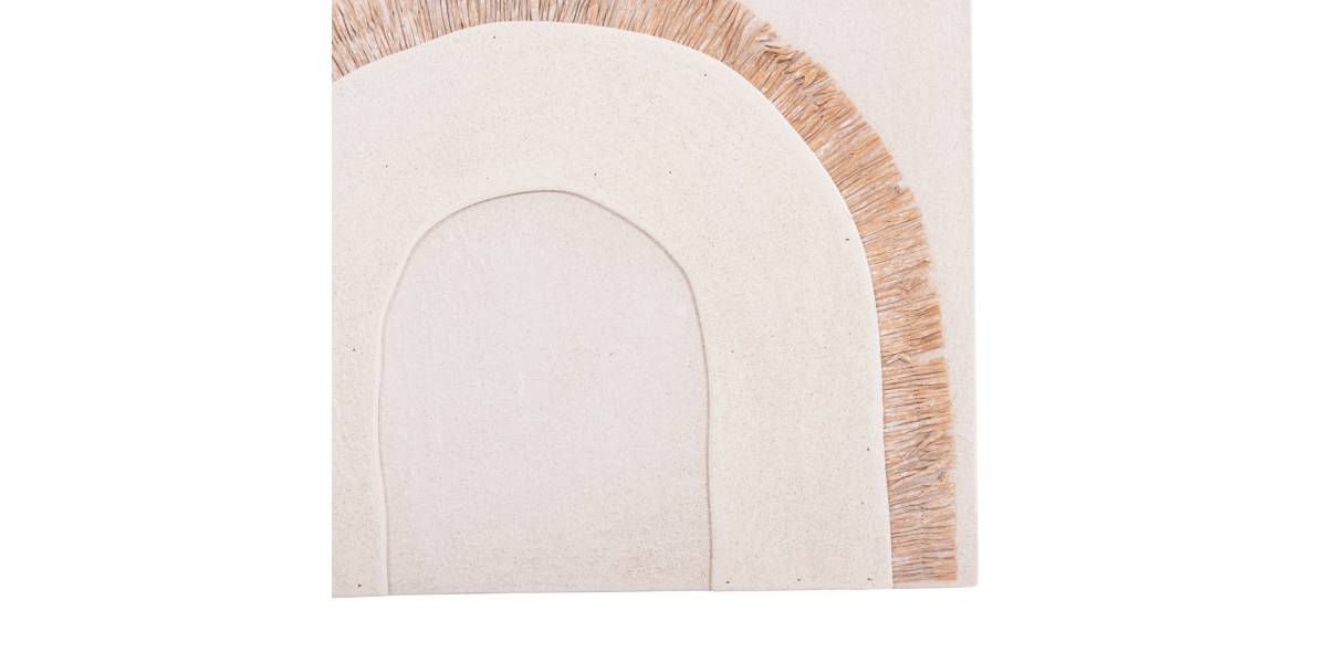 ΠΙΝΑΚΑΣ ΟΡΘΟΓΩΝΙΟΣ ΣΕΙΡΑ SANTORINI HM4535 MDF ΥΠΟΛΕΥΚΟ ΧΡΩΜΑ-ΔΙΑΚΟΣΜΗΣΗ ΜΠΕΖ 48x4,5(πάχος)x60Υεκ.