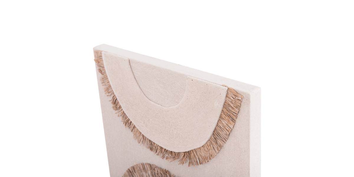 ΠΙΝΑΚΑΣ ΟΡΘΟΓΩΝΙΟΣ ΣΕΙΡΑ SANTORINI HM4535 MDF ΥΠΟΛΕΥΚΟ ΧΡΩΜΑ-ΔΙΑΚΟΣΜΗΣΗ ΜΠΕΖ 48x4,5(πάχος)x60Υεκ.