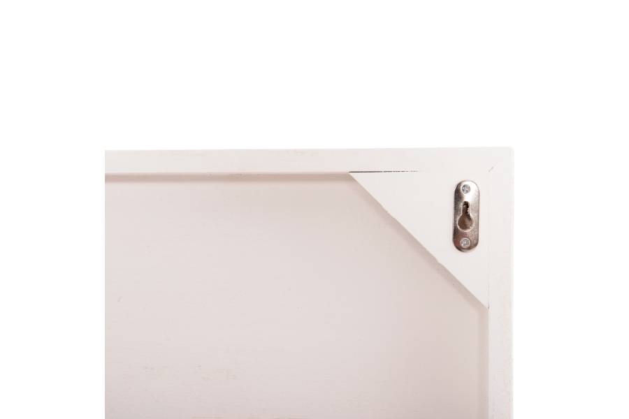 ΠΙΝΑΚΑΣ ΟΡΘΟΓΩΝΙΟΣ ΣΕΙΡΑ SANTORINI HM4535 MDF ΥΠΟΛΕΥΚΟ ΧΡΩΜΑ-ΔΙΑΚΟΣΜΗΣΗ ΜΠΕΖ 48x4,5(πάχος)x60Υεκ.