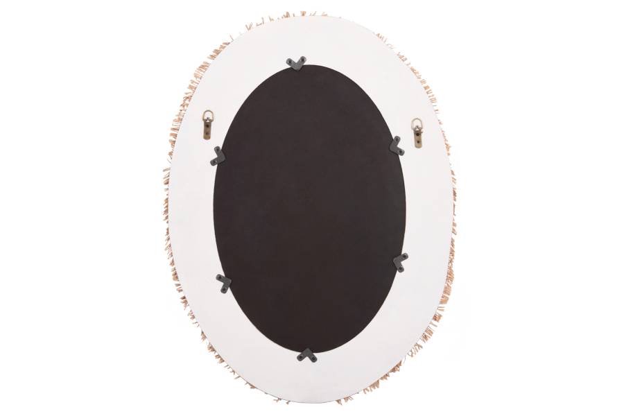 ΚΑΘΡΕΠΤΗΣ ΤΟΙΧΟΥ ΣΕΙΡΑ SANTORINI HM4528 MDF ΥΠΟΛΕΥΚΟ-ΔΙΑΚΟΣΜΗΣΗ ΣΕ ΜΠΕΖ 60x2x80Υεκ.