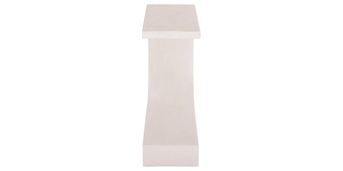ΚΟΝΣΟΛΑ ΣΕΙΡΑ SANTORINI HM18049 MDF ΣΕ ΥΠΟΛΕΥΚΟ ΧΡΩΜΑ 110x30x70Υεκ.