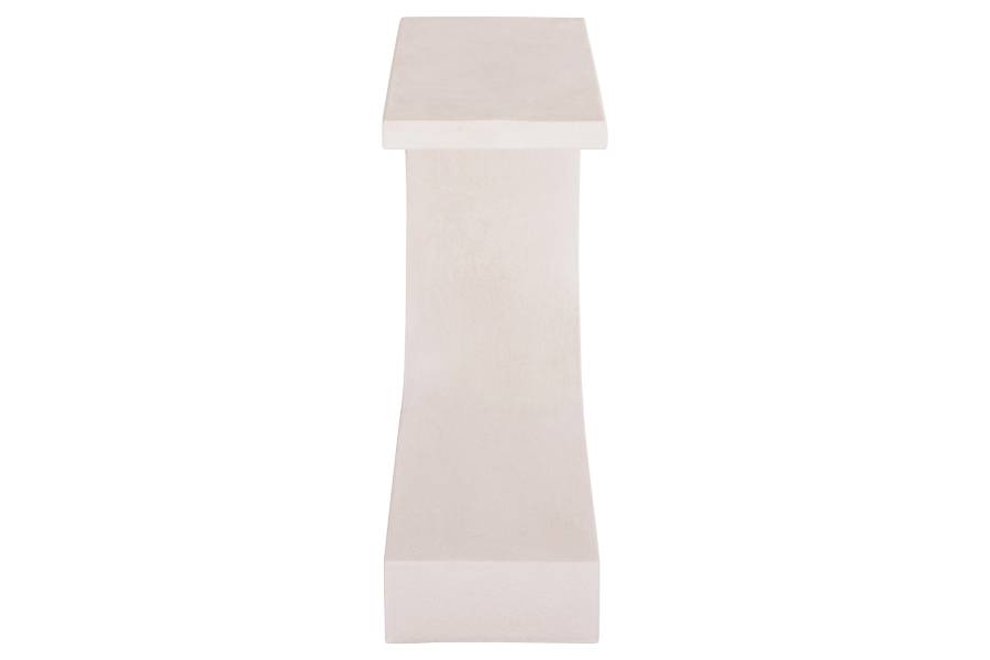 ΚΟΝΣΟΛΑ ΣΕΙΡΑ SANTORINI HM18049 MDF ΣΕ ΥΠΟΛΕΥΚΟ ΧΡΩΜΑ 110x30x70Υεκ.