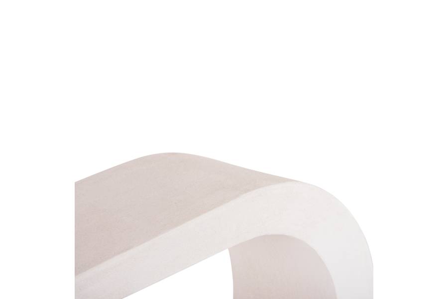 ΚΟΝΣΟΛΑ ΣΕΙΡΑ SANTORINI HM18049 MDF ΣΕ ΥΠΟΛΕΥΚΟ ΧΡΩΜΑ 110x30x70Υεκ.