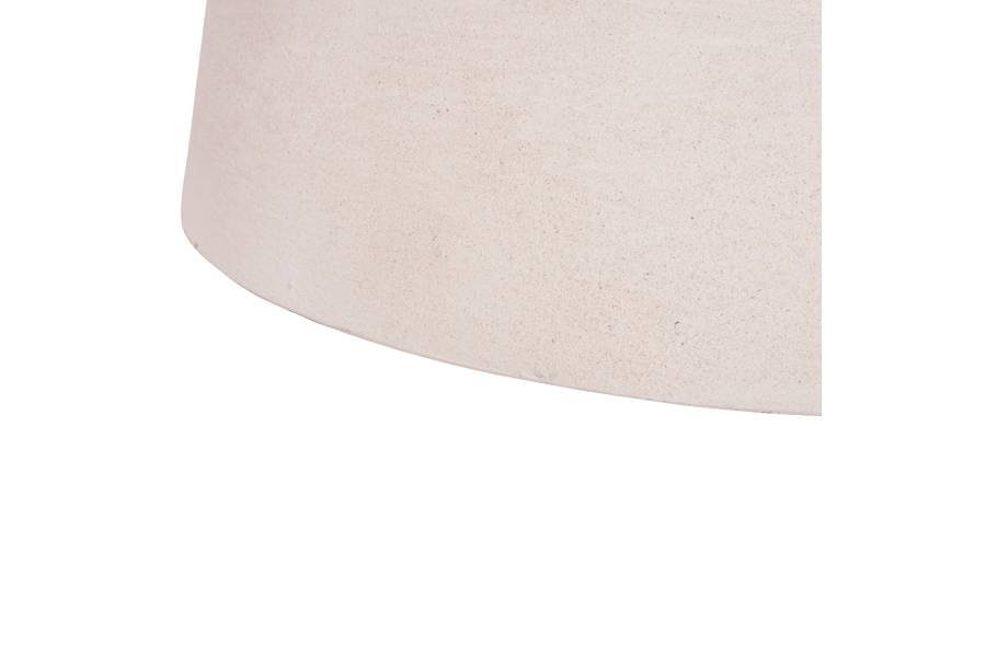 ΤΡΑΠΕΖΙ ΣΑΛΟΝΙΟΥ ΣΤΡΟΓΓΥΛΟ ΣΕΙΡΑ SANTORINI HM18050 MDF ΣΕ ΥΠΟΛΕΥΚΟ ΧΡΩΜΑ Φ80x35Υεκ.