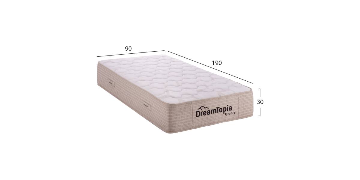 ΣΤΡΩΜΑ DREAMTOPIA, σειρά URANIA HM659.90 POCKET SPRING 90X190x30Yεκ.